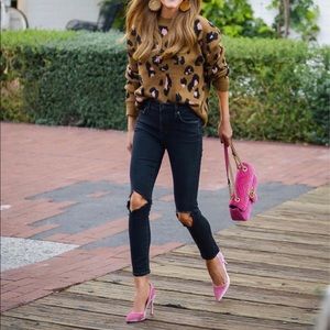 Leopard sweater